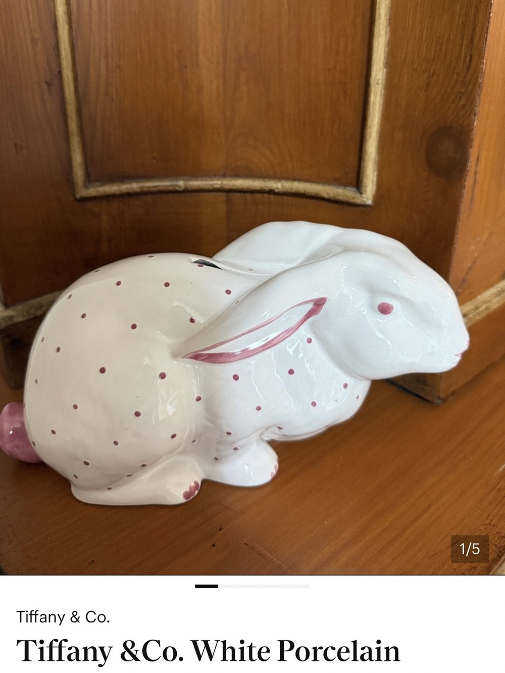 Tiffany Bunny Bank